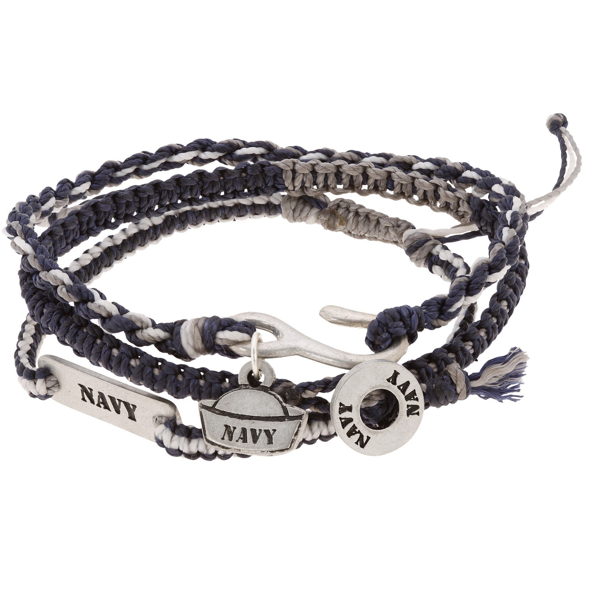 Military Hat Woven Bracelet Trio - Aaria Tees Aaria Tees