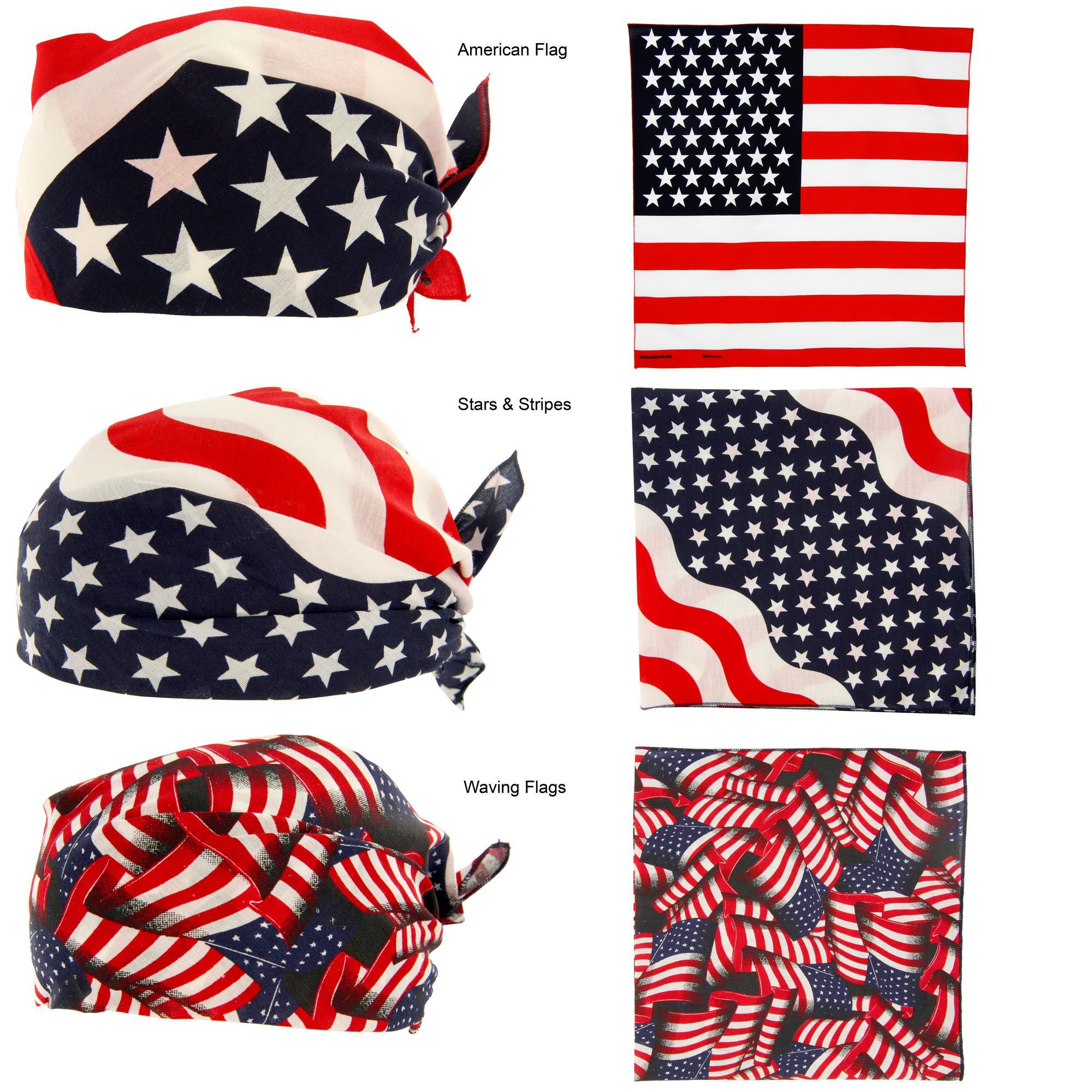 American Flag Bandana - Aaria Tees Aaria Tees