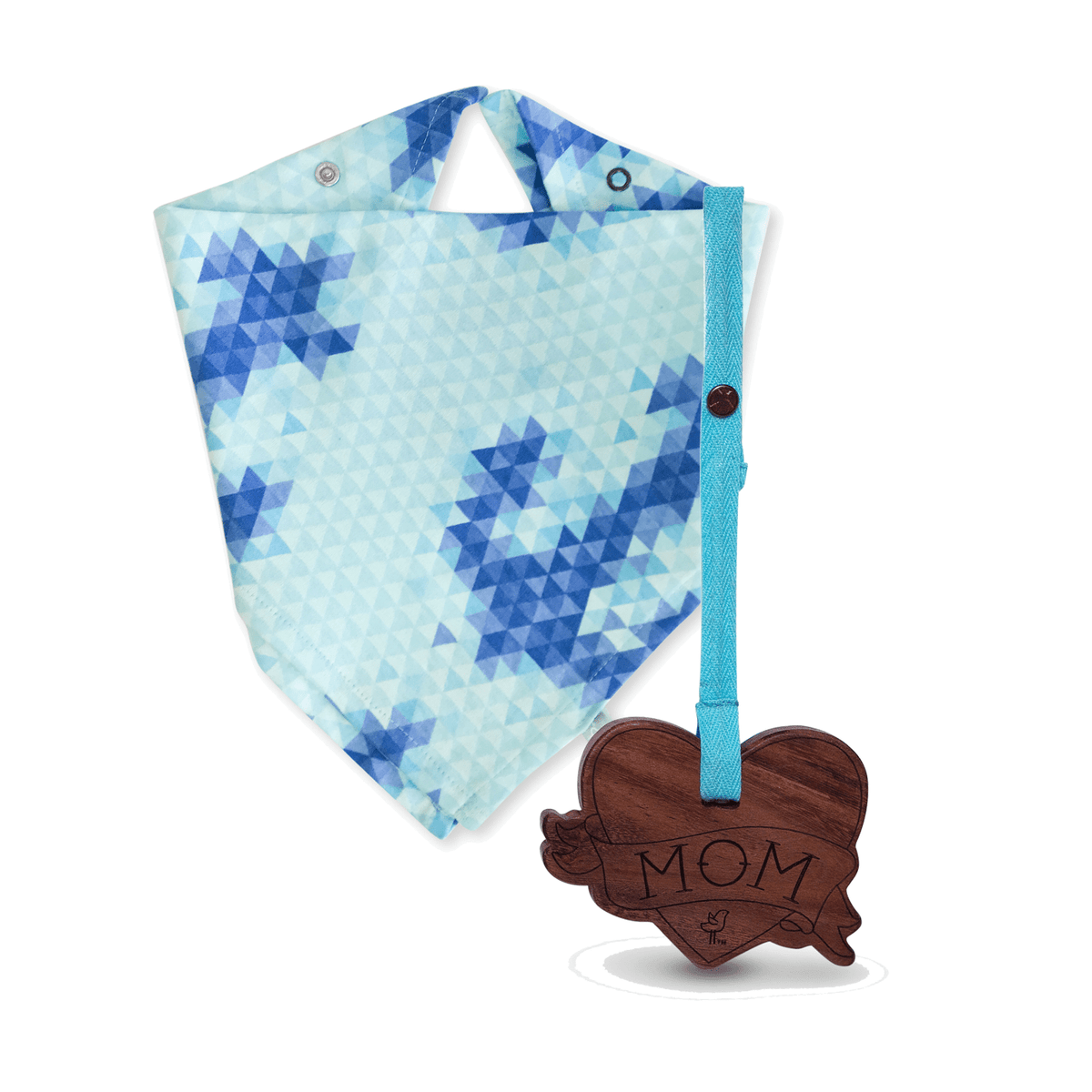 gift set | anchor lovie bib 2pc - Aaria Tees