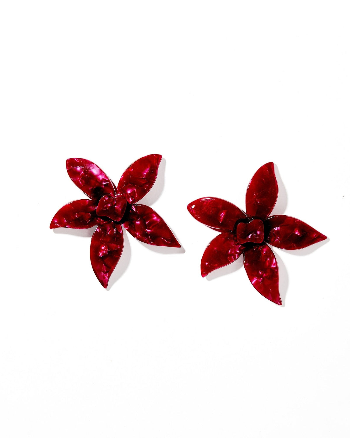 Annie Statement Earring - Pinot Noir - Aaria Tees