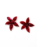 Annie Statement Earring - Pinot Noir - Aaria Tees Aaria Tees