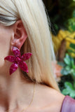 Annie Statement Earring - Pinot Noir - Aaria Tees Aaria Tees