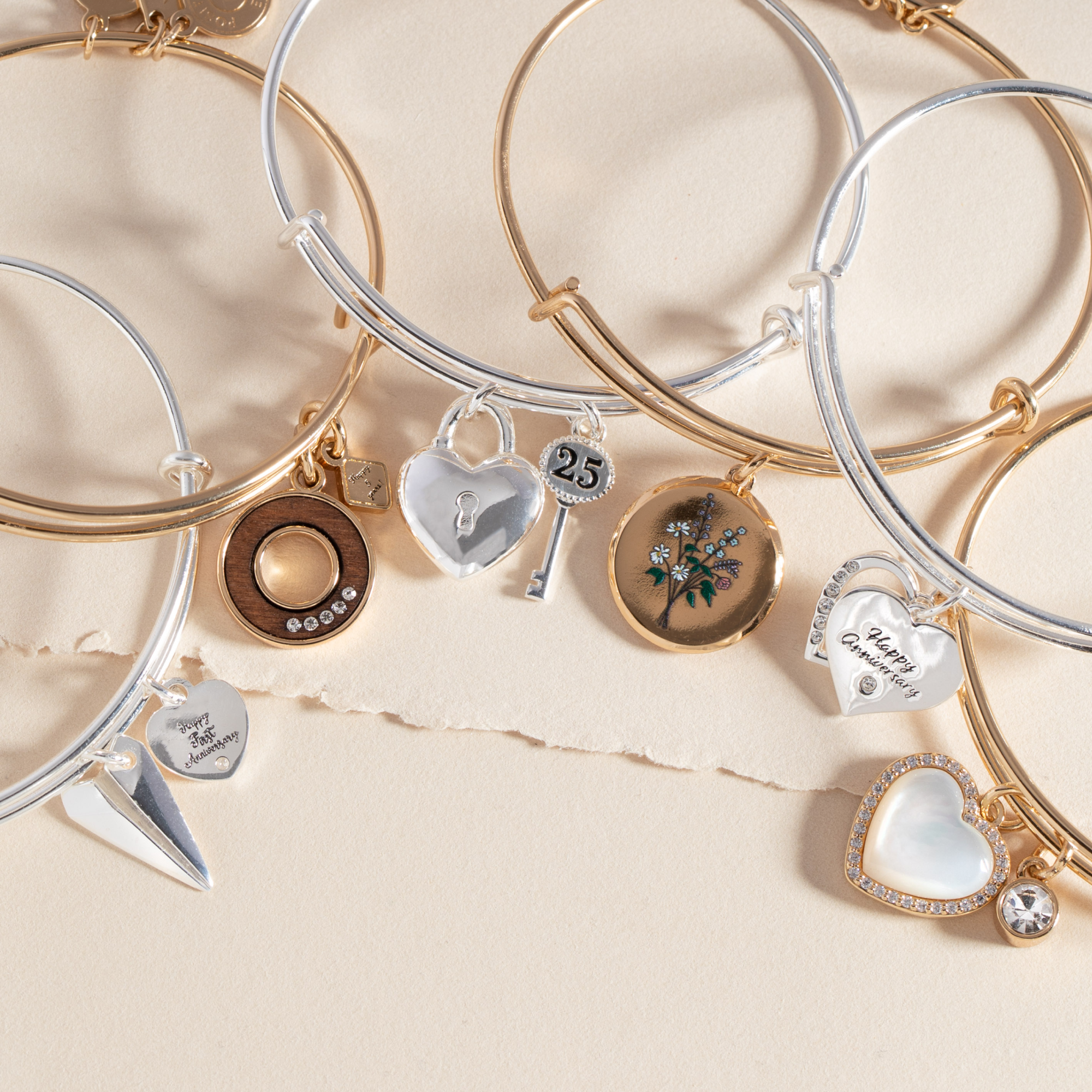 25th Anniversary Bangle - Aaria Tees Aaria Tees