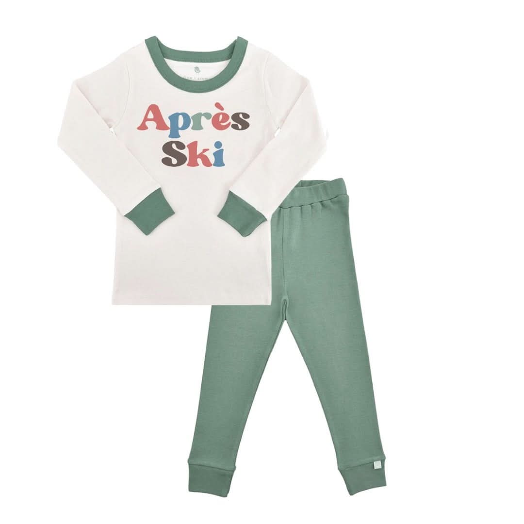 pajamas | apres ski green - Aaria Tees Aaria Tees