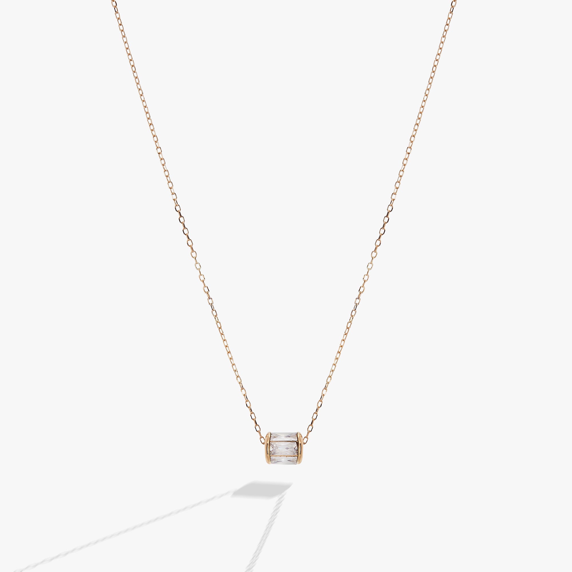 April Birthstone Precious Pendant Necklace - Aaria Tees Aaria Tees