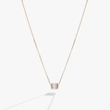 April Birthstone Precious Pendant Necklace - Aaria Tees Aaria Tees