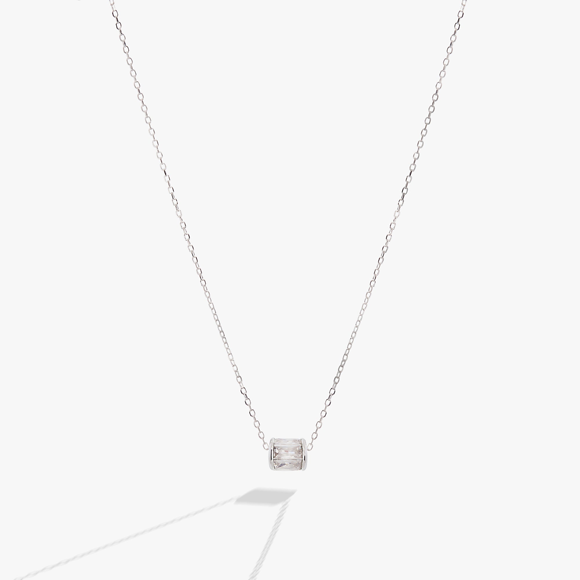 April Birthstone Precious Pendant Necklace - Aaria Tees Aaria Tees