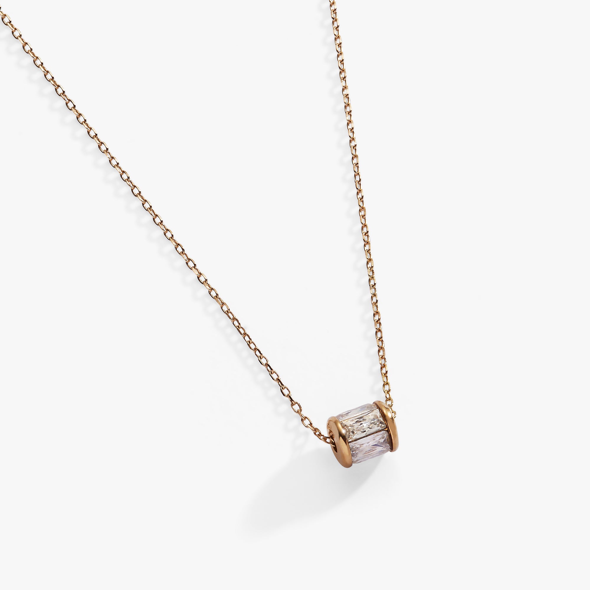 April Birthstone Precious Pendant Necklace - Aaria Tees Aaria Tees
