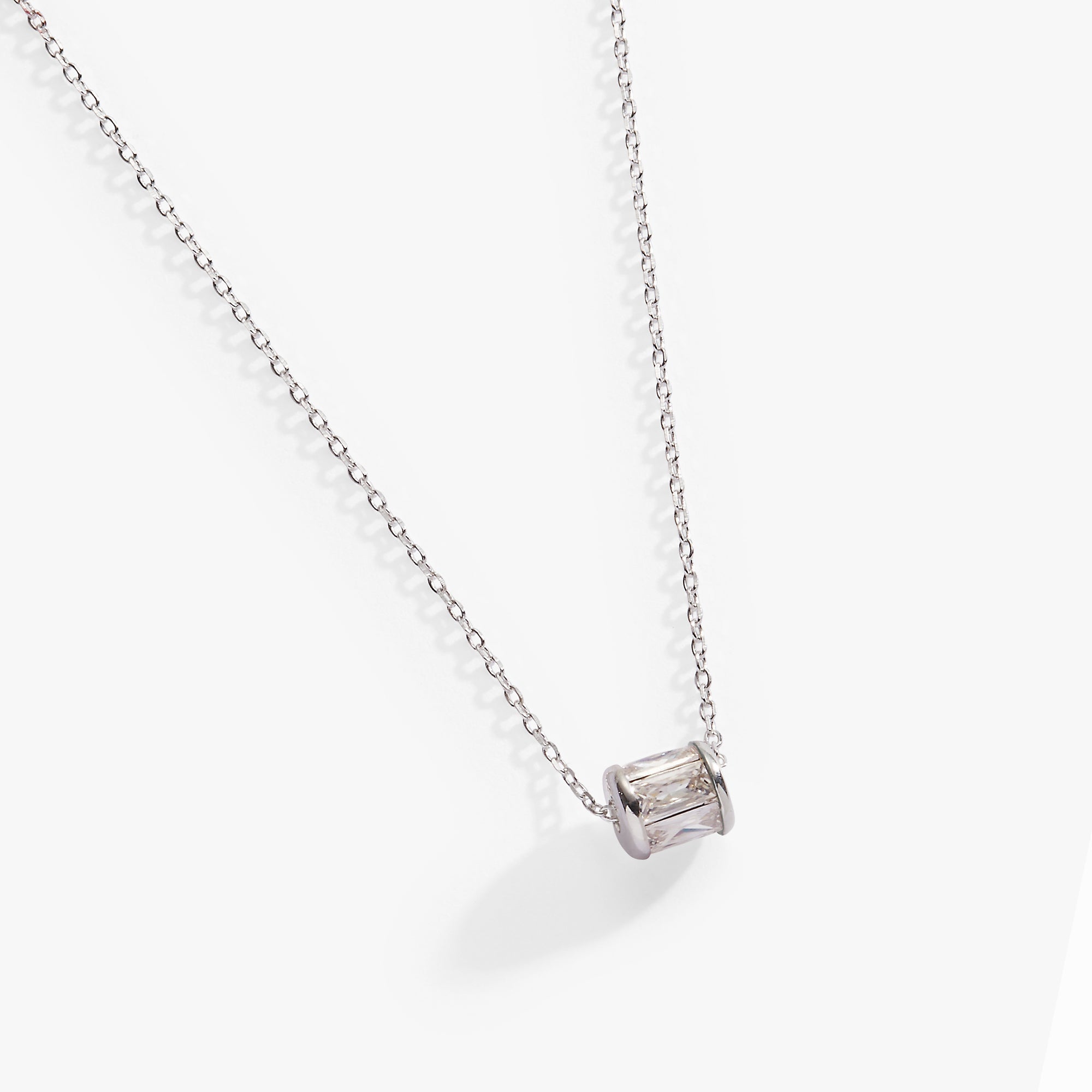 April Birthstone Precious Pendant Necklace - Aaria Tees Aaria Tees