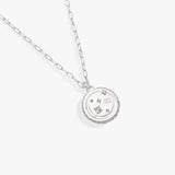 Aquarius Zodiac Precious Necklace - Aaria Tees Aaria Tees