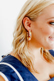 Ashley Medium Hoop Earrings - Autumn Bouquet - Aaria Tees Aaria Tees