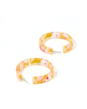 Ashley Medium Hoop Earrings - Autumn Bouquet - Aaria Tees Aaria Tees