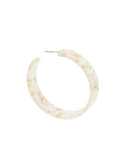 Ashley Medium Hoop Earrings - Gold Confetti - Aaria Tees Aaria Tees