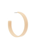Ashley Medium Hoop Earrings - Latte - Aaria Tees Aaria Tees