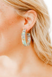 Ashley Medium Hoop Earrings - Mother Ginger - Aaria Tees Aaria Tees