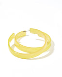 Ashley Mega Hoop Earrings - Citrine - Aaria Tees Aaria Tees