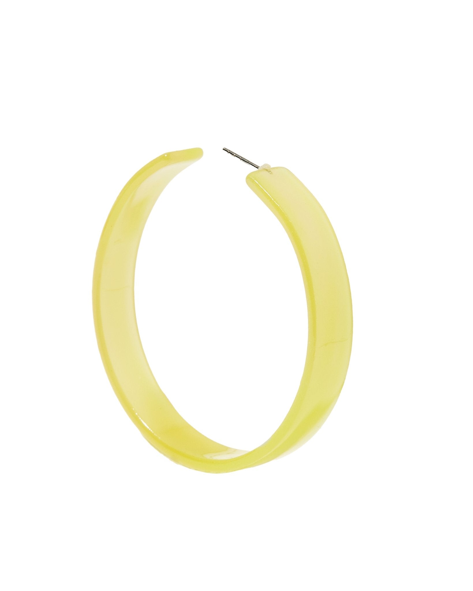 Ashley Mega Hoop Earrings - Citrine - Aaria Tees Aaria Tees