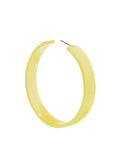 Ashley Mega Hoop Earrings - Citrine - Aaria Tees Aaria Tees