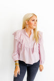 Ashley Mega Hoop Earrings - Lavender Honey - Aaria Tees Aaria Tees