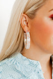 Ashley Mega Hoop Earrings - Sugar Plum - Aaria Tees Aaria Tees