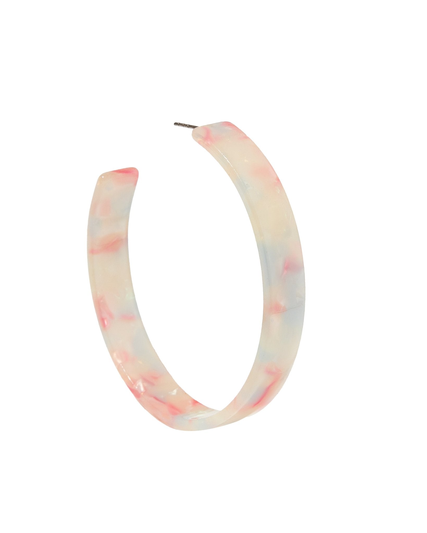 Ashley Mega Hoop Earrings - Sugar Plum - Aaria Tees Aaria Tees