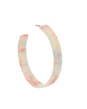 Ashley Mega Hoop Earrings - Sugar Plum - Aaria Tees Aaria Tees