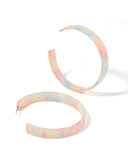 Ashley Mega Hoop Earrings - Sugar Plum - Aaria Tees Aaria Tees