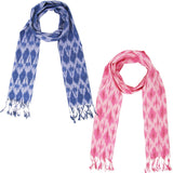 Atitlan Ikat Woven Scarf - Aaria Tees Aaria Tees
