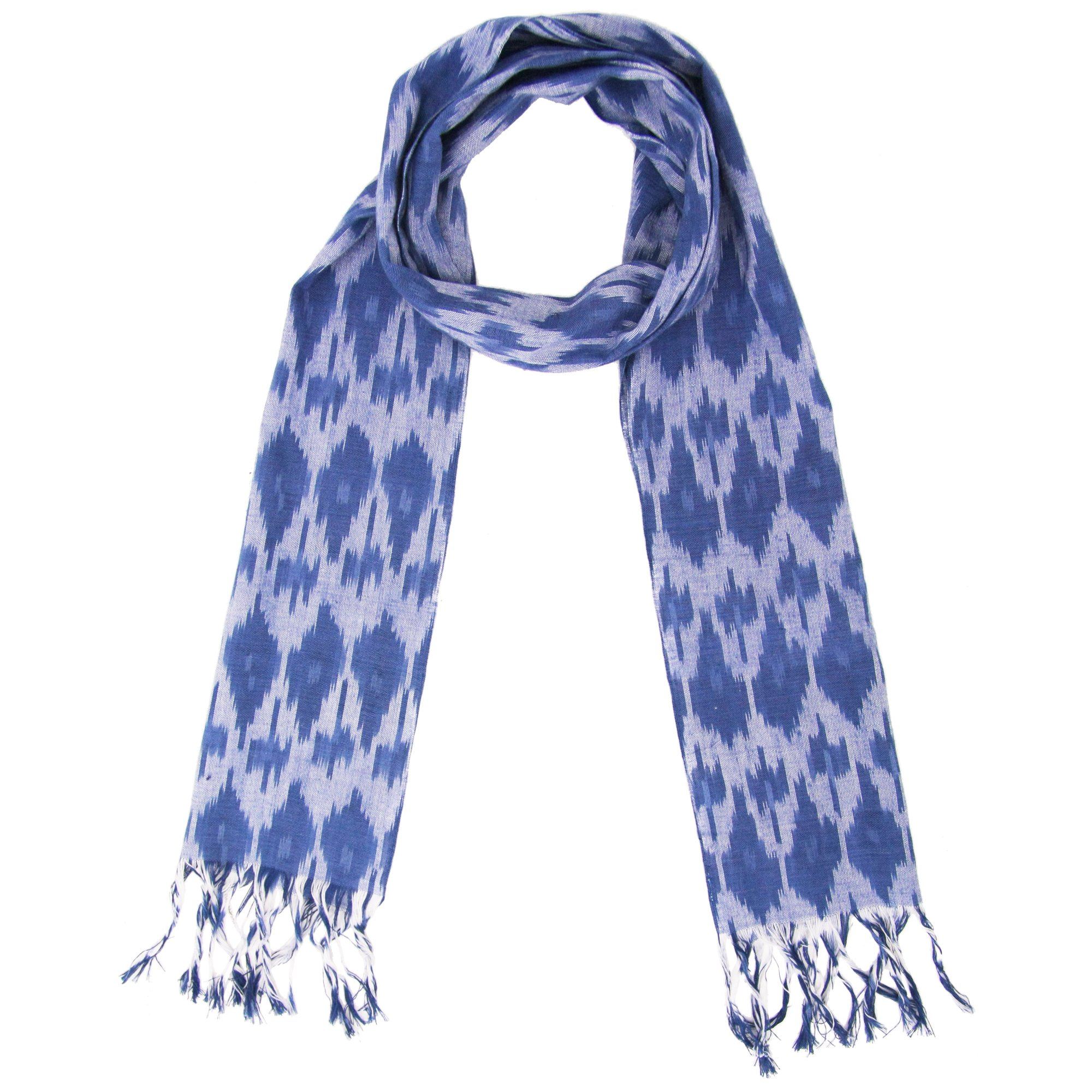 Atitlan Ikat Woven Scarf - Aaria Tees Aaria Tees