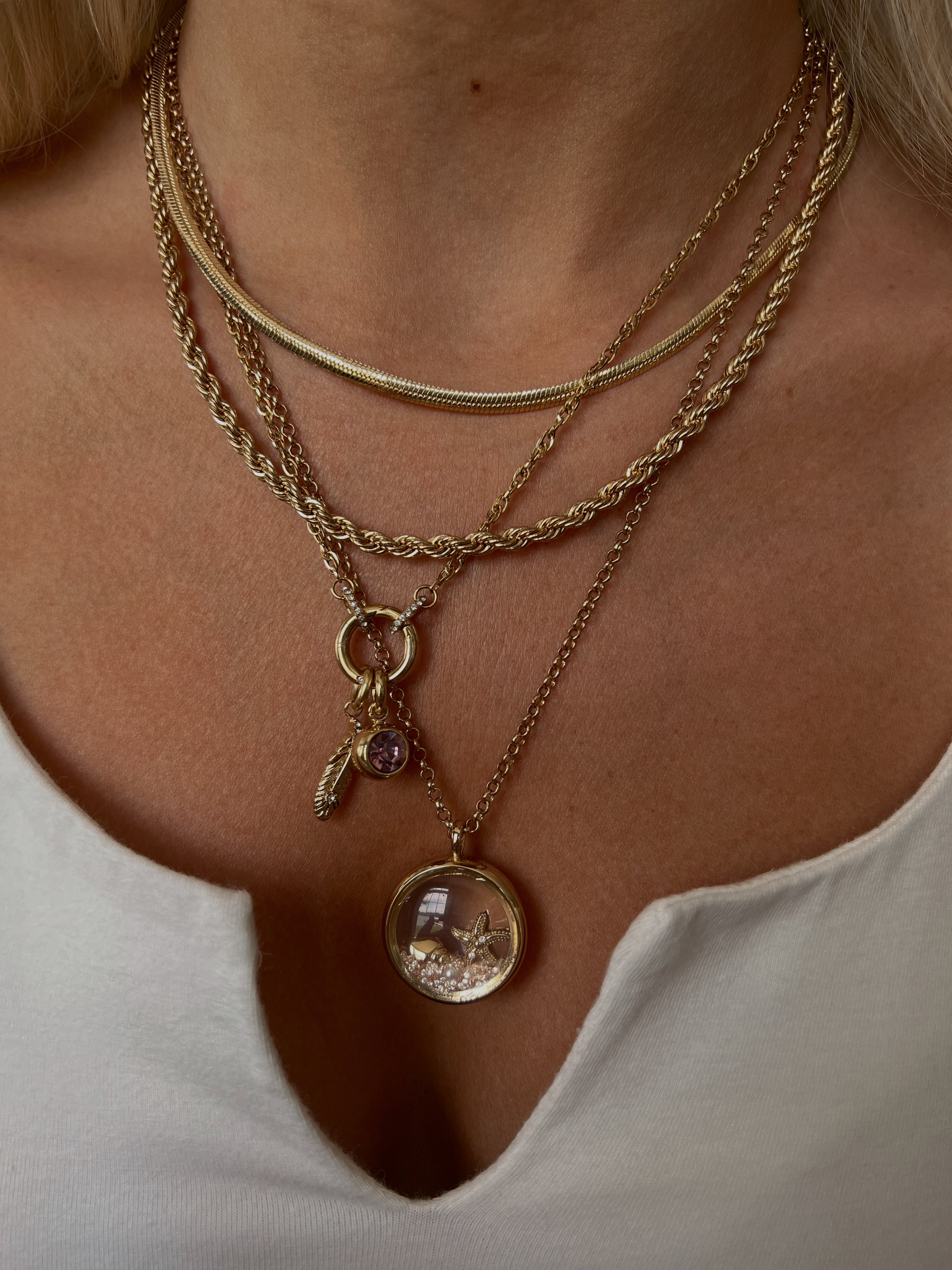 June Birthstone Interchangeable Charm - Aaria Tees Aaria Tees