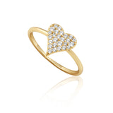Audrey Heart Ring Aaria Tees