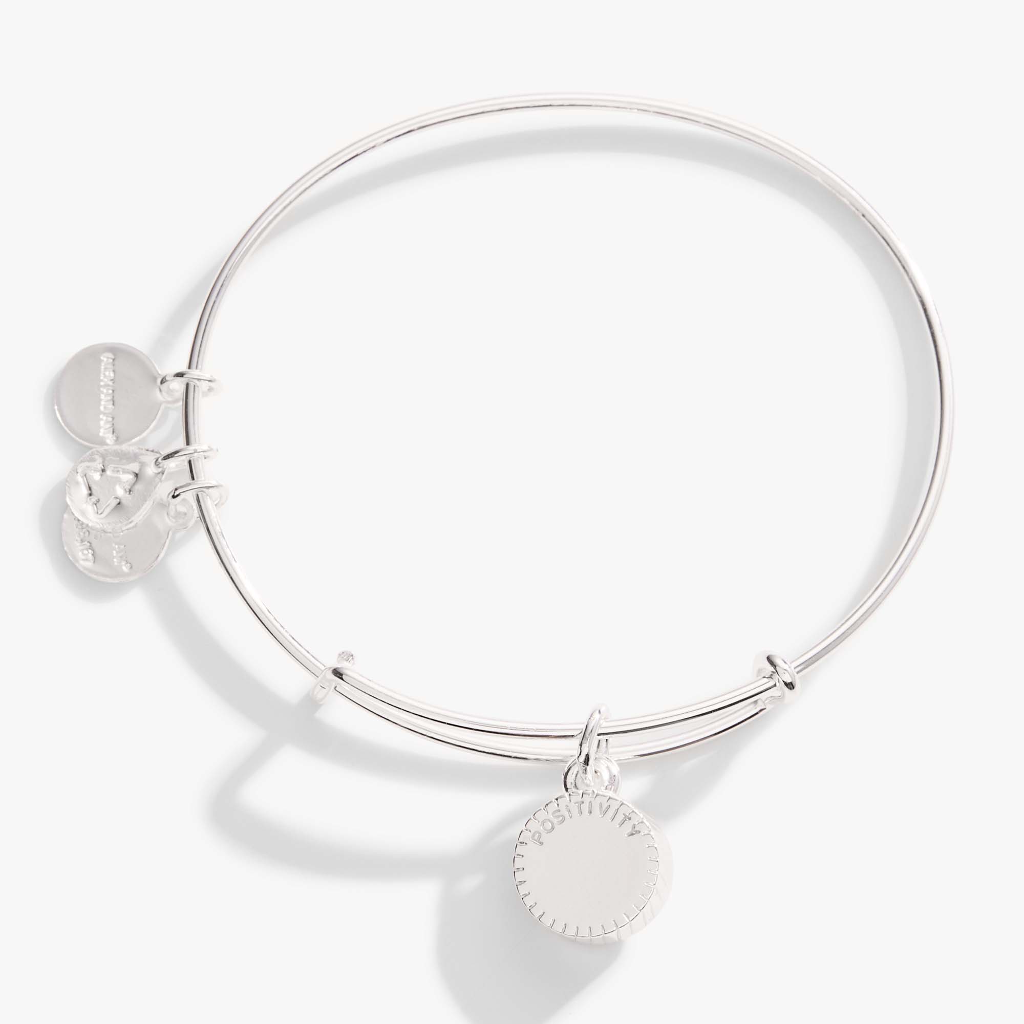 August Birthstone Charm Bangle, Peridot - Aaria Tees Aaria Tees