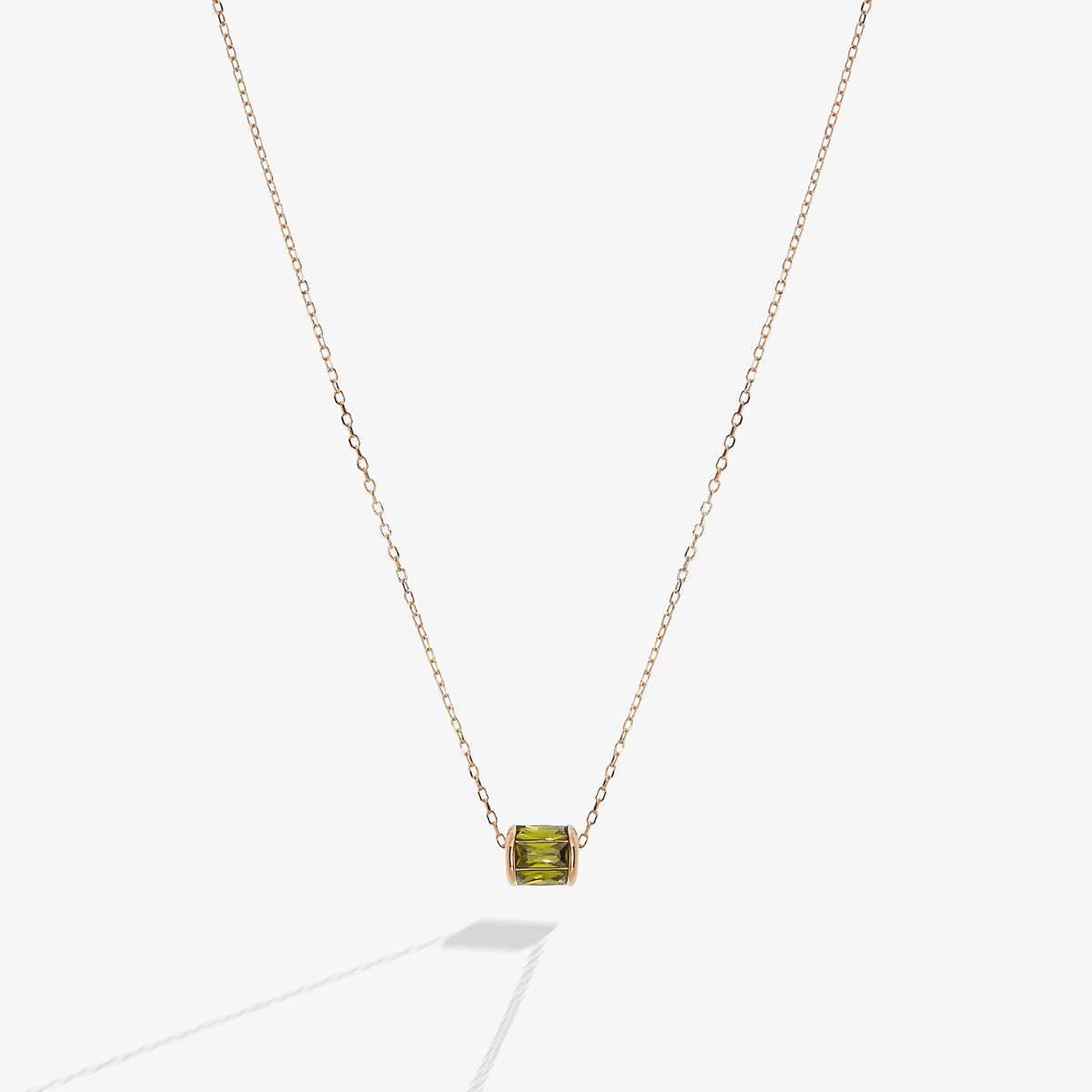 August Birthstone Precious Pendant Necklace - Aaria Tees