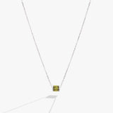 August Birthstone Precious Pendant Necklace - Aaria Tees Aaria Tees