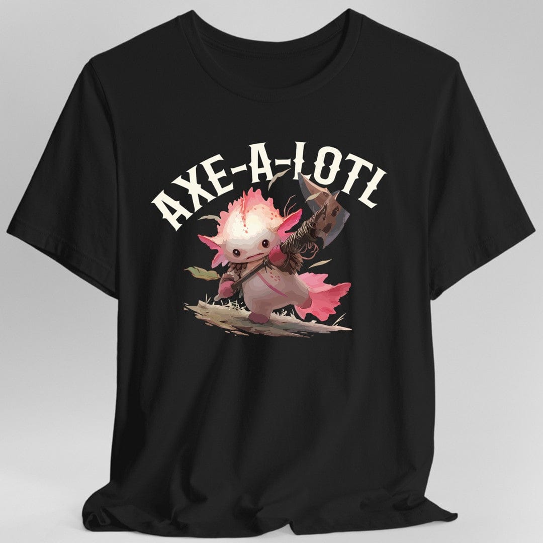 Axe-A-Lotl Funny Axolotl DnD T-Shirt - Aaria Tees Aaria Tees