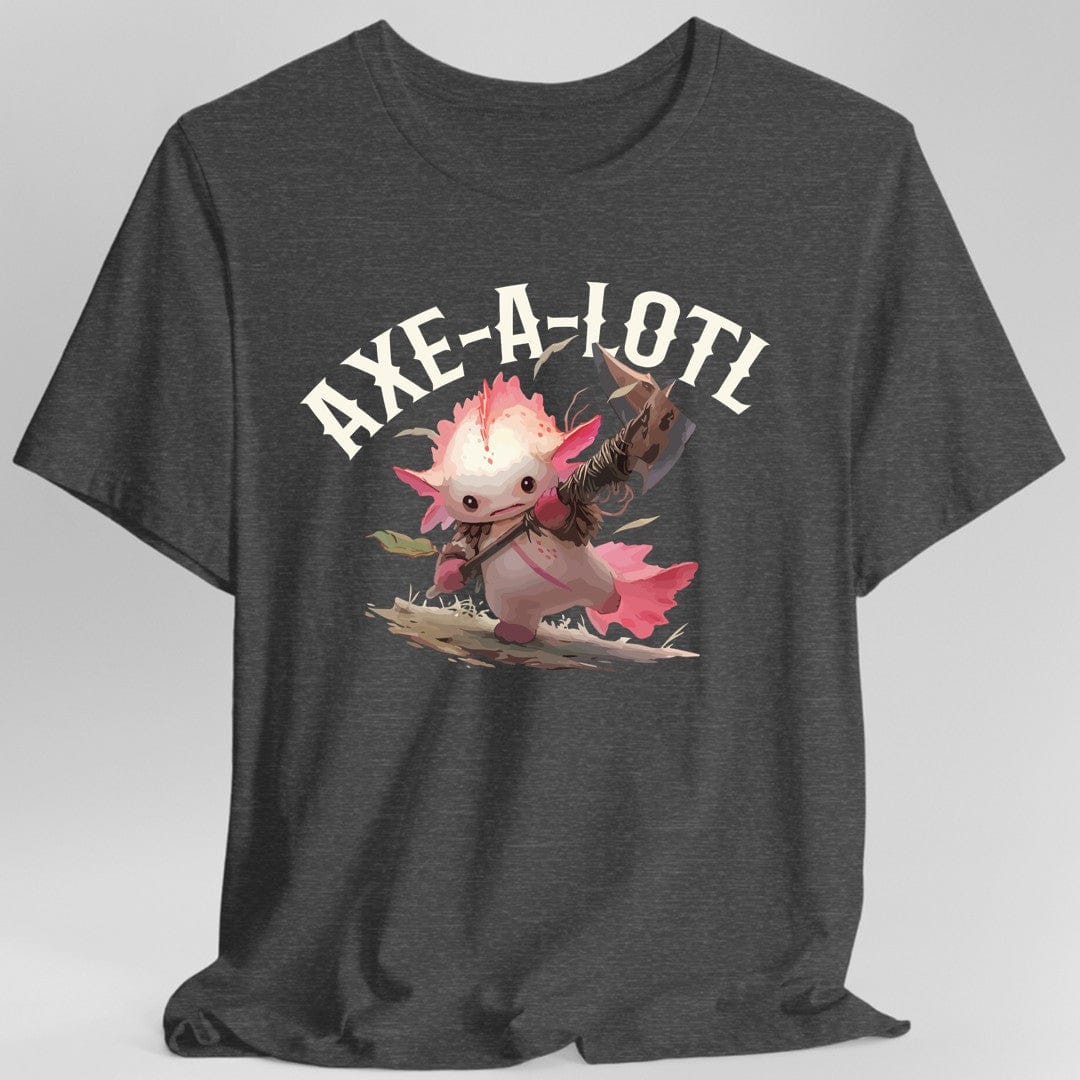 Axe-A-Lotl Funny Axolotl DnD T-Shirt - Aaria Tees Aaria Tees