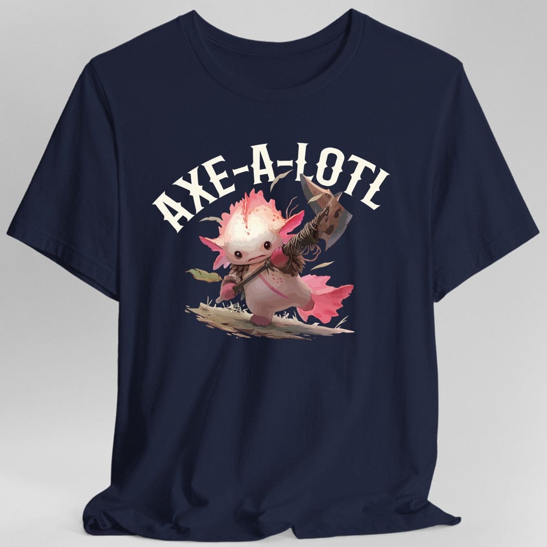 Axe-A-Lotl Funny Axolotl DnD T-Shirt - Aaria Tees