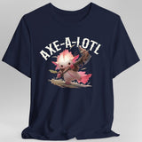 Axe-A-Lotl Funny Axolotl DnD T-Shirt - Aaria Tees Aaria Tees