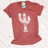 Aztec Cactus - Unisex Sueded Tee Aaria Tees
