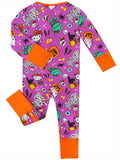 PoshTOT Sanrio Hello Kitty Milk Bamboo Baby Convertible Zippy Romper - Aaria Tees Aaria Tees