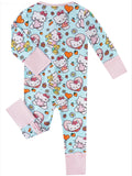 PoshTOT Sanrio Love Hello Kitty Bamboo Baby Convertible Zippy Romper - Aaria Tees Aaria Tees