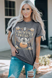 Gray COUNTRY MUSIC Guitar Graphic Print Crew Neck T Shirt - Aaria Tees Aaria Tees