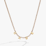 “Babe” Crystal Tennis Necklace - Aaria Tees Aaria Tees