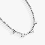“Babe” Crystal Tennis Necklace - Aaria Tees Aaria Tees