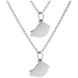 Baby Bird Friends Pewter Necklaces - Set of 2 - Aaria Tees Aaria Tees