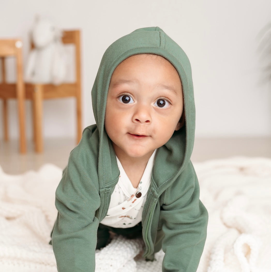 hoodie | basil green - Aaria Tees Aaria Tees