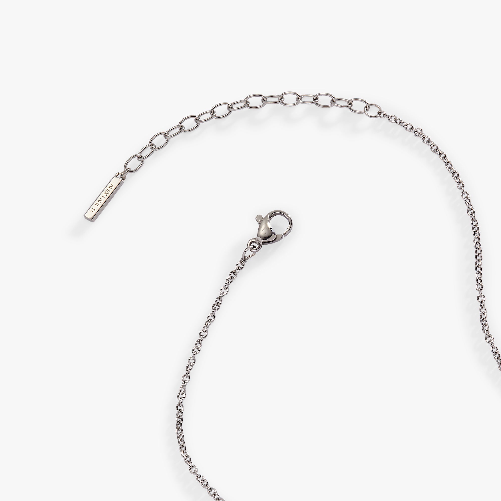 Crystal Baguette Bar Necklace - Aaria Tees Aaria Tees