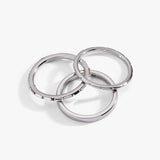 Baguette Stacking Ring Set of 3 - Aaria Tees Aaria Tees