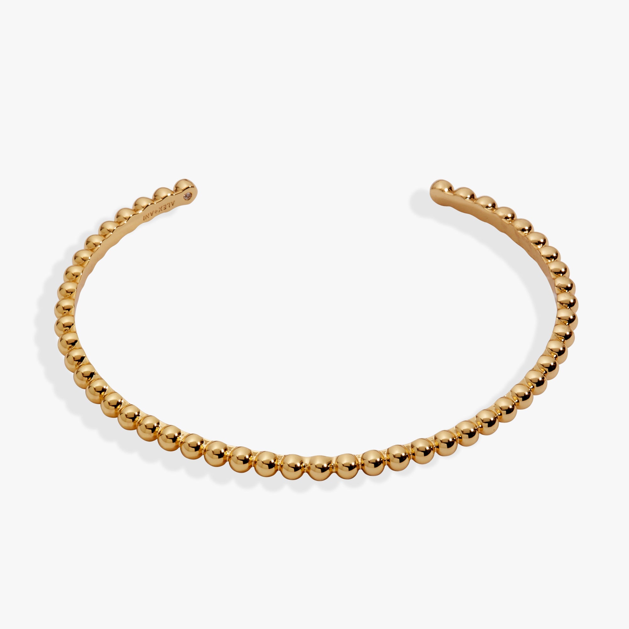 Gold Beaded Cuff Bracelet - Aaria Tees Aaria Tees