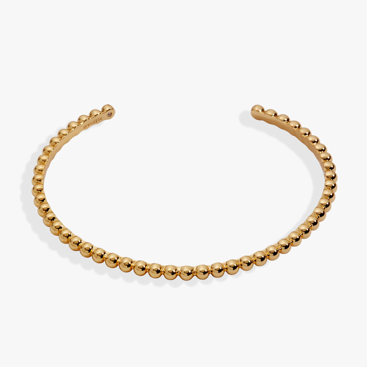 Gold Beaded Cuff Bracelet - Aaria Tees